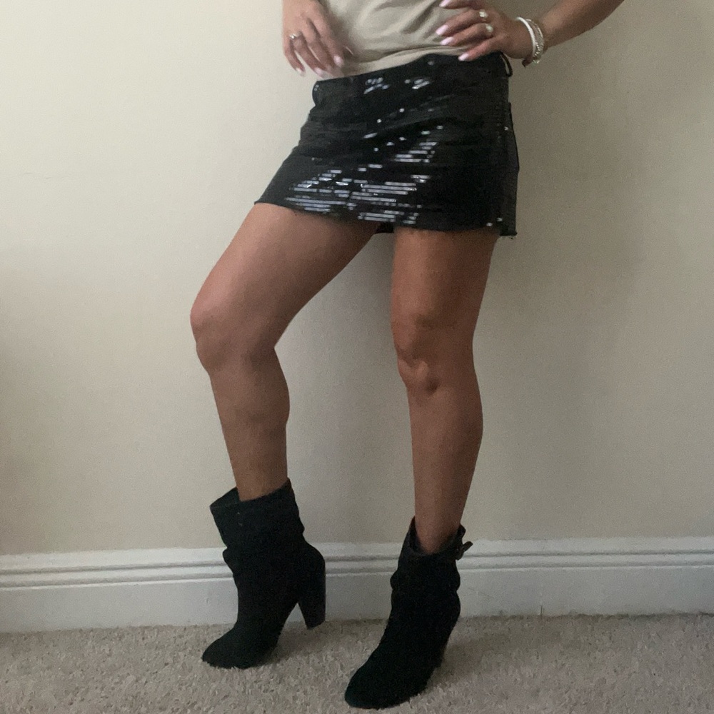 Zodiac Vintage Black Suede Slouch boots 7 1/2 😎😎 - Picture 8 of 8